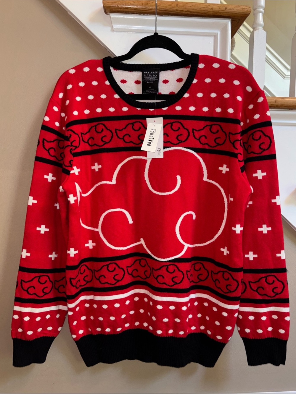 New Naruto Shippuden Unisex Sweater Size Medium